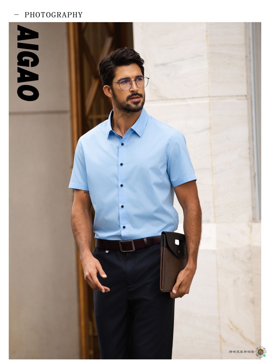 夏季商务男装 - 图片1